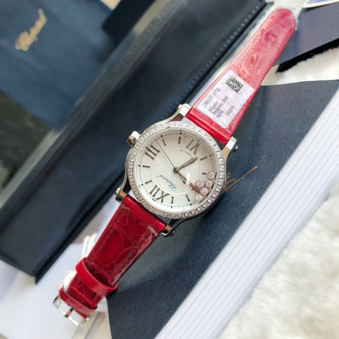 Chopard Nr-factopy33 mm happy Diamonds Diamond 5 Sport Watch Case Dial Nr-faeeory 2892 movement