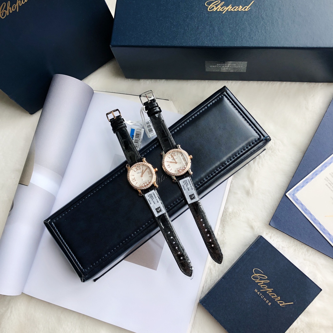 Chopard Nr-factopy33 mm happy Diamonds Diamond 5 Sport Watch Case Dial Nr-faeeory 2892 movement