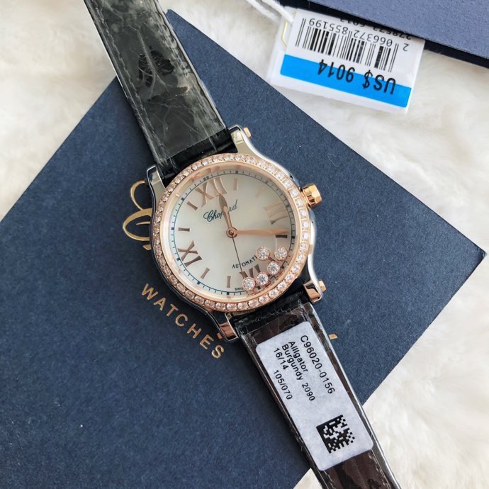 Chopard Nr-factopy33 mm happy Diamonds Diamond 5 Sport Watch Case Dial Nr-faeeory 2892 movement