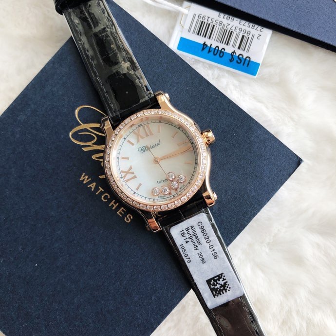 Chopard Nr-factopy33 mm happy Diamonds Diamond 5 Sport Watch Case Dial Nr-faeeory 2892 movement