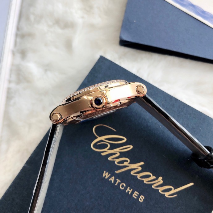 Chopard Nr-factopy33 mm happy Diamonds Diamond 5 Sport Watch Case Dial Nr-faeeory 2892 movement