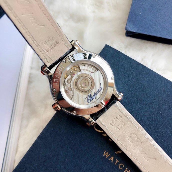 Chopard Nr-factopy33 mm happy Diamonds Diamond 5 Sport Watch Case Dial Nr-faeeory 2892 movement