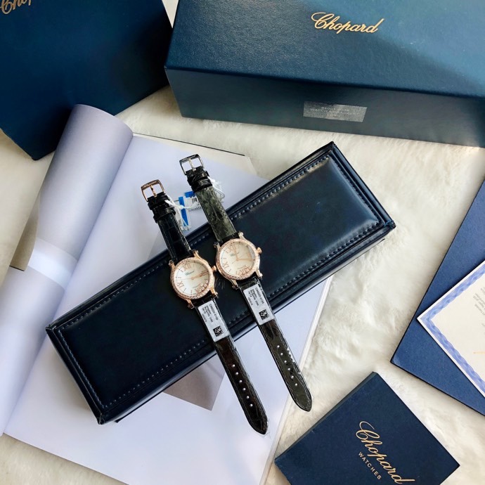 Chopard Nr-factopy33 mm happy Diamonds Diamond 5 Sport Watch Case Dial Nr-faeeory 2892 movement