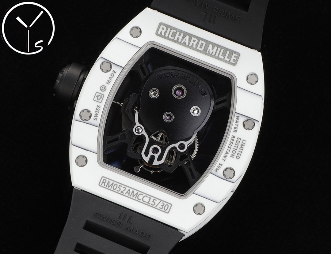 Richard Mille Ysrichard Millerm52 Bug, Size ,movement 1,size :504316 mm ,ys :4 2, Original 3, :watch Case Rm052 Clasp, Strap 4,movement 5, Qe Waterproof