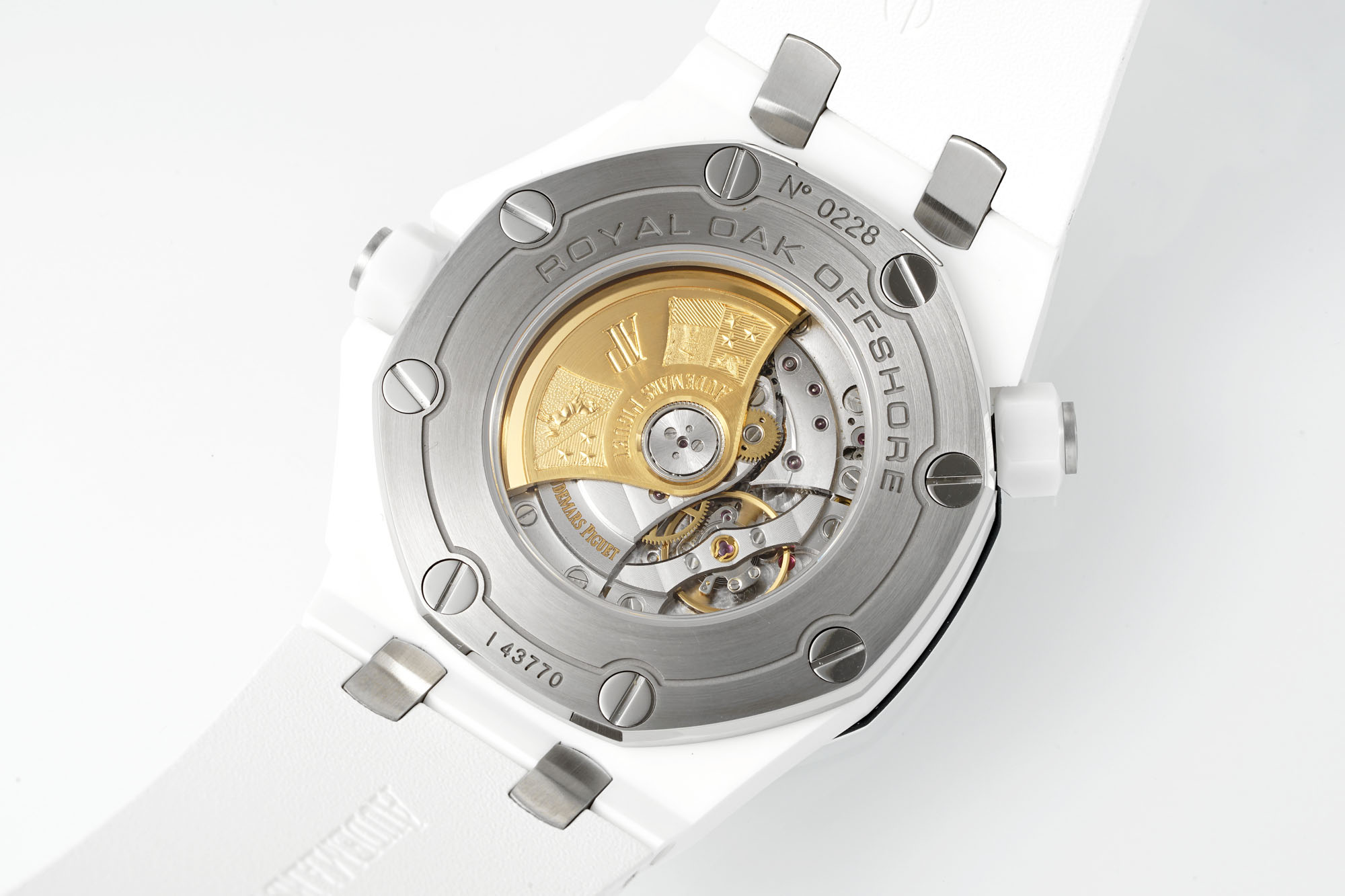 Audemars Piguet Aps 15707cb 3120 1 Watch Case: Ceramic, ,ceramicwatch 9 2 Diamond 3 Dial Hands, Markers 60-15 Original 4 Strap