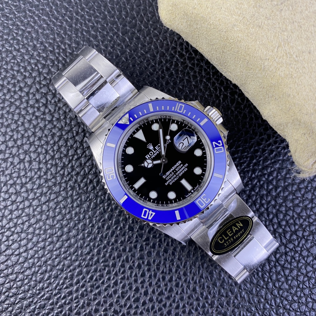 Rolex Clean /c Rolex126619 Submariner 3235 Movement 904l / Ar Steel Strap watch Dial Ps: 1-31 Handsluminous/ Luminous C1c3luminous Ip ceramic V4 Original Cleanceramic / Clean-submariner