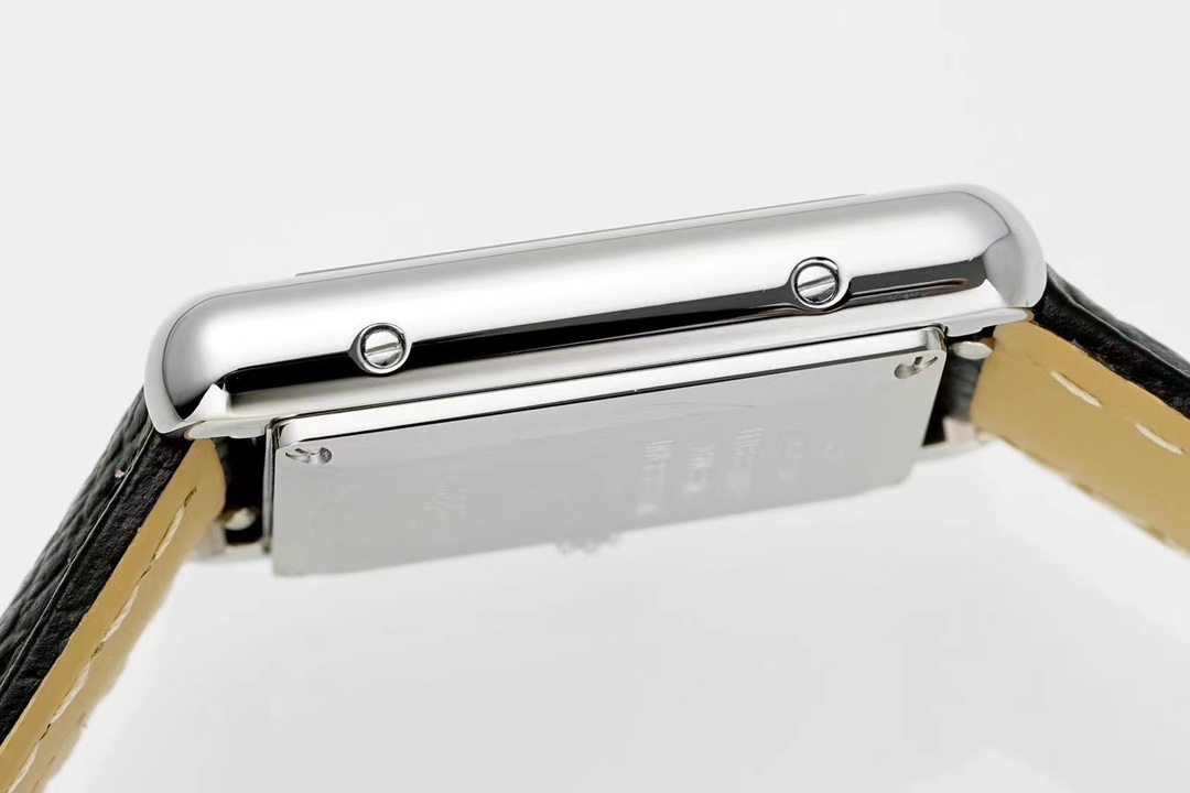 Cartier Af Tank Must Size: 5 mm 522 1 A Seiko Original Sapphire Crystal, Watch Dial Quartzmovement Strap Qc Gram