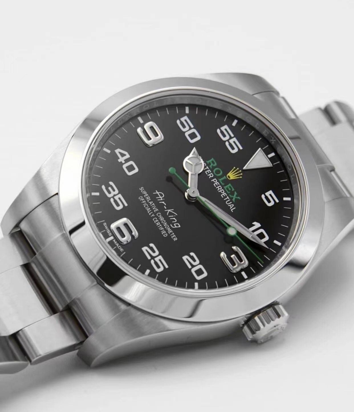 Rolex Ar 40 mm size sapphire Crystal 125 Original 904l watch Dialdiameter ,thickness 7 Steel Strap 12 904l Clasp ,seiko Dial Luminous Nar 2836-2 Movement, ,eta2836-2 3 Strap7um