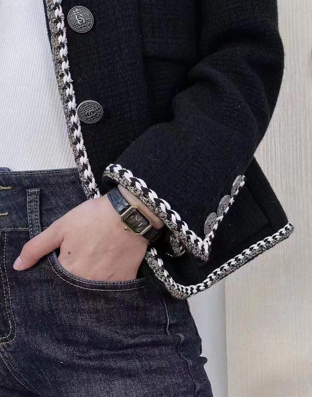 Chanel Womensquartz 1987 Originalquartzmovement, Coco Gretagarbo Premiere ,watch Case Sapphire Crystal N5 Strap Dial