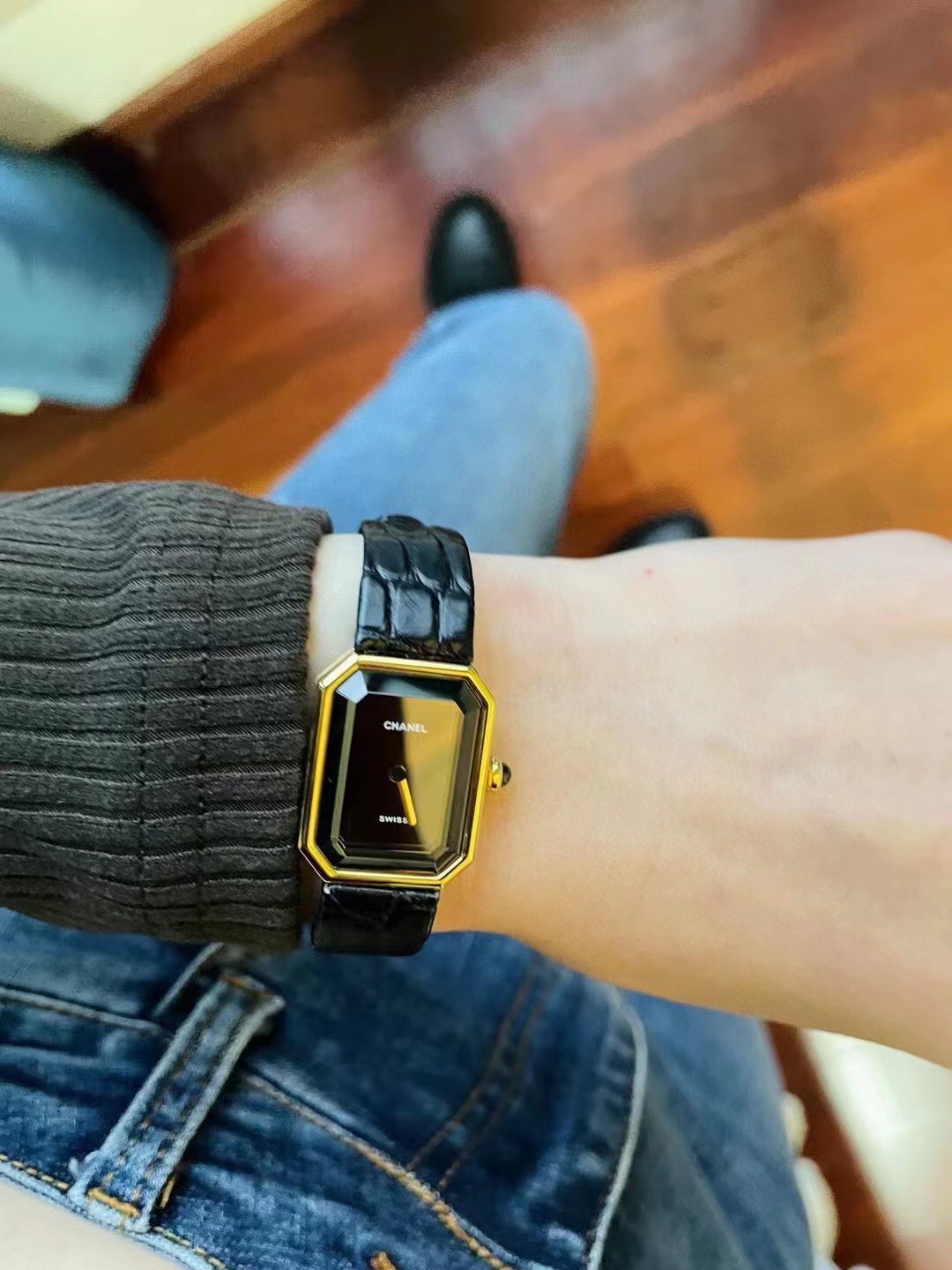 Chanel Womensquartz 1987 Originalquartzmovement, Coco Gretagarbo Premiere ,watch Case Sapphire Crystal N5 Strap Dial