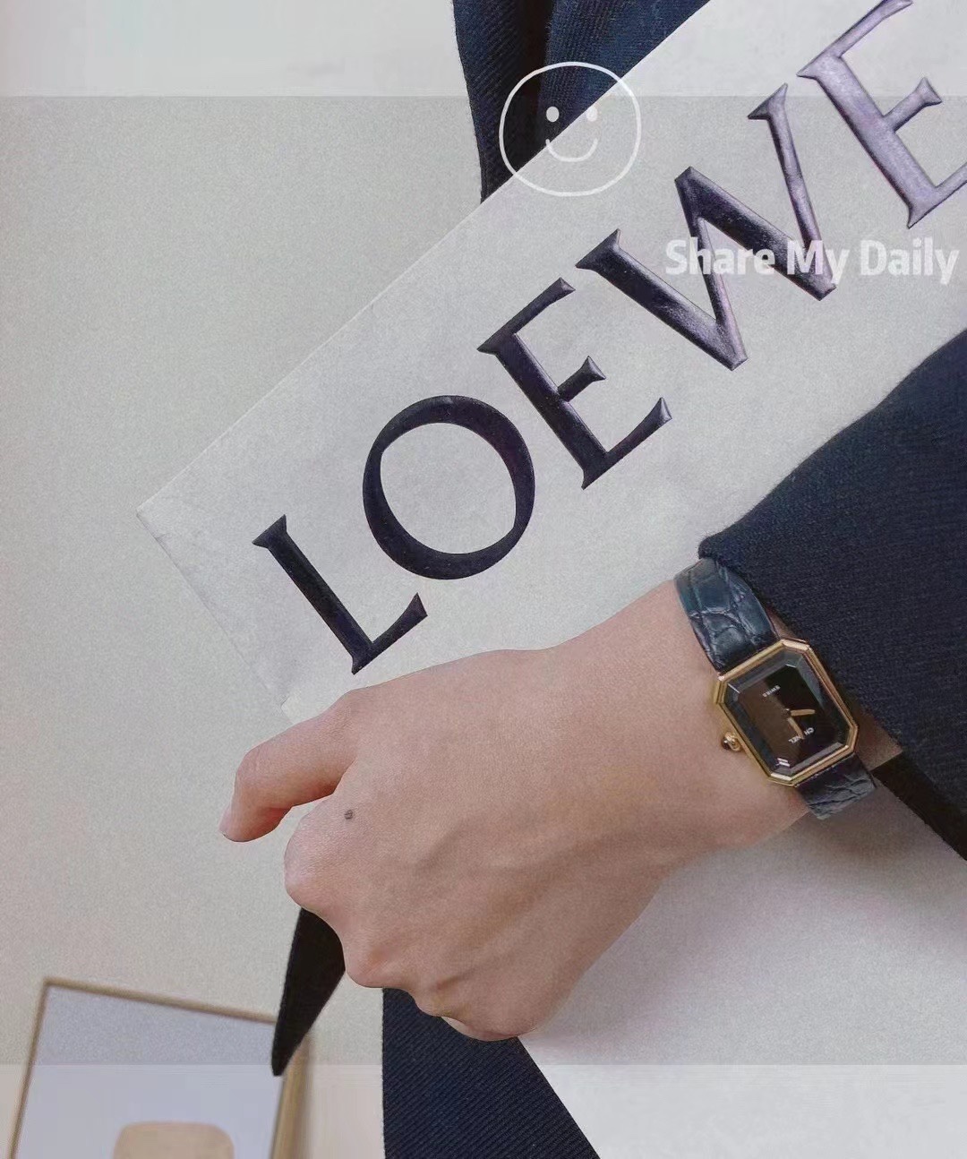 Chanel Womensquartz 1987 Originalquartzmovement, Coco Gretagarbo Premiere ,watch Case Sapphire Crystal N5 Strap Dial