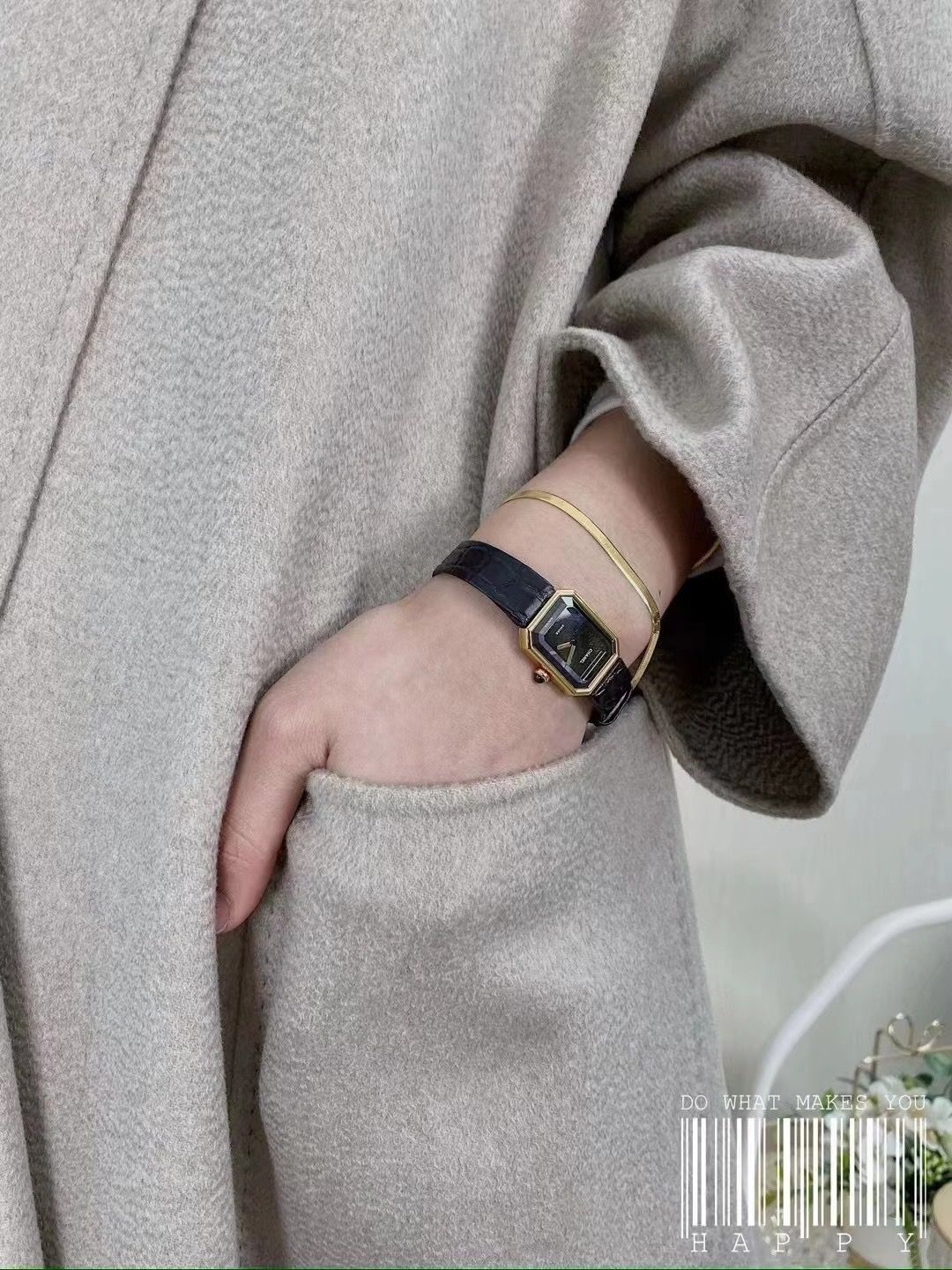 Chanel Womensquartz 1987 Originalquartzmovement, Coco Gretagarbo Premiere ,watch Case Sapphire Crystal N5 Strap Dial