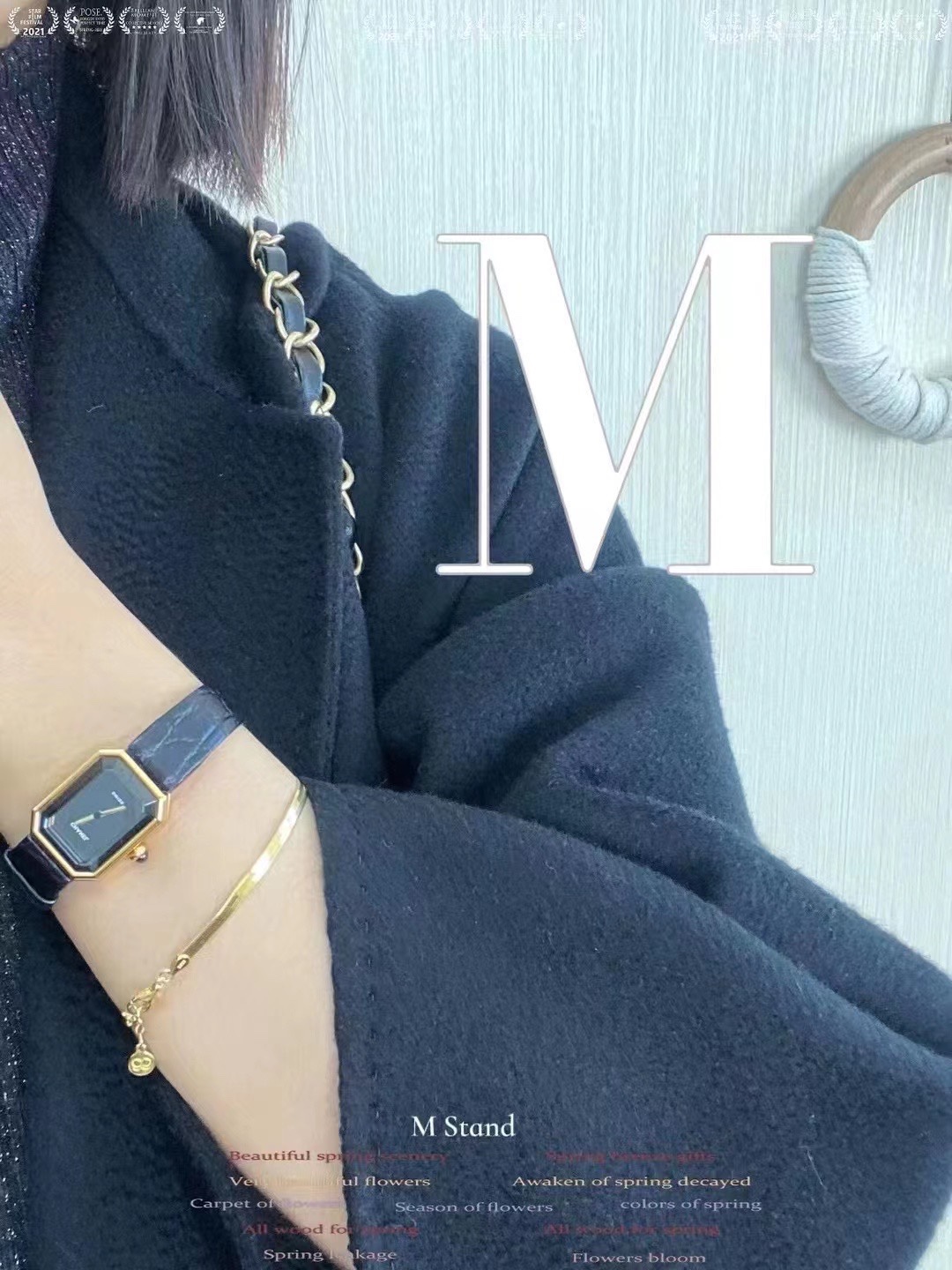 Chanel Womensquartz 1987 Originalquartzmovement, Coco Gretagarbo Premiere ,watch Case Sapphire Crystal N5 Strap Dial