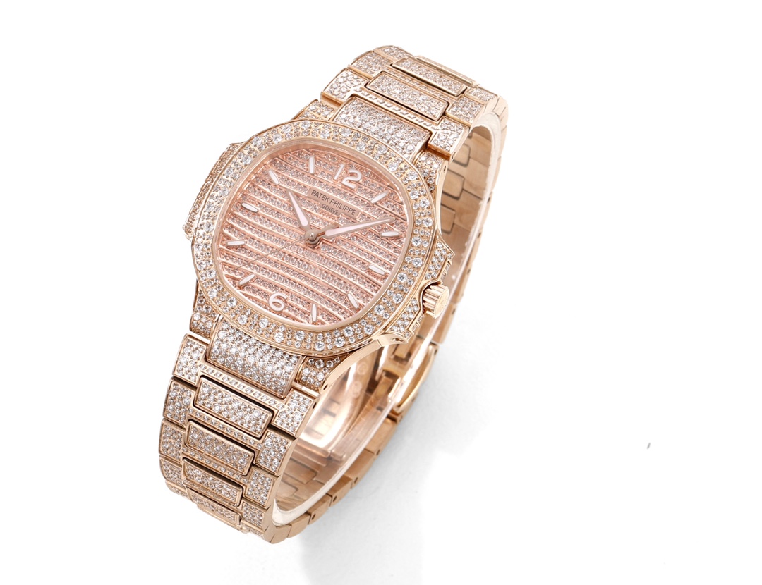 Patek Philippe Gr --patek Philippe7118womens Limited Edition 288 9015 324 S Mechanicalmovement, Watch Dial: 286 Case: 518 .waterproof 30 .diameter35.2 mm 1729 7118 Dial,watch Strap Rose Gold Plated