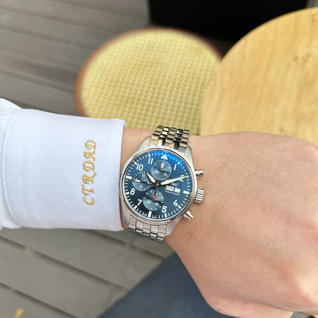 Iwc Kkf2023 Mold Opening Iwciwc New Style Chronograph 41 Iw388101 /iw388103steel Strapiw388104/iw388102 1 316 Opening,size mm watch Strap 20 43 21 2 Style41 size, 3 Movement Asia7750 69385automatic Windingmovement. Case Sapphire Crystalwatch Crystal, 4 Di