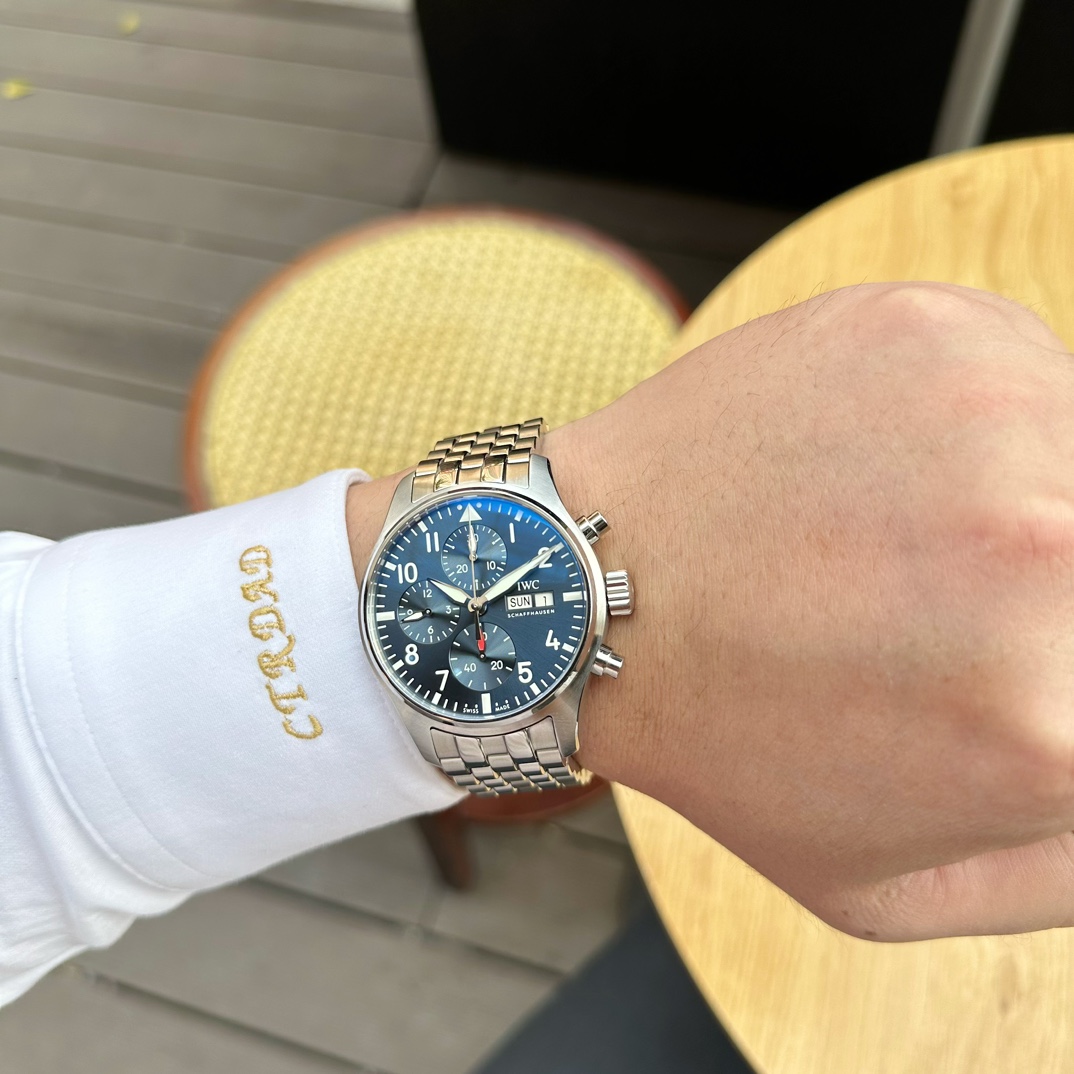 Iwc Kkf2023 Mold Opening Iwciwc New Style Chronograph 41 Iw388101 /iw388103steel Strapiw388104/iw388102 1 316 Opening,size mm watch Strap 20 43 21 2 Style41 size, 3 Movement Asia7750 69385automatic Windingmovement. Case Sapphire Crystalwatch Crystal, 4 Di