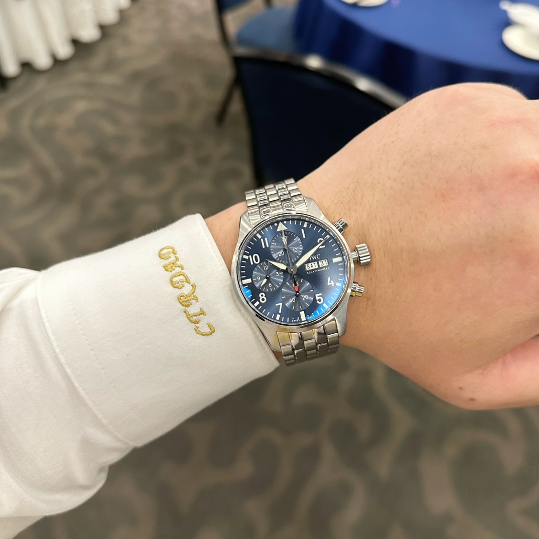 Iwc Kkf2023 Mold Opening Iwciwc New Style Chronograph 41 Iw388101 /iw388103steel Strapiw388104/iw388102 1 316 Opening,size mm watch Strap 20 43 21 2 Style41 size, 3 Movement Asia7750 69385automatic Windingmovement. Case Sapphire Crystalwatch Crystal, 4 Di