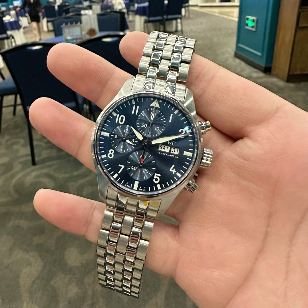 Iwc Kkf2023 Mold Opening Iwciwc New Style Chronograph 41 Iw388101 /iw388103steel Strapiw388104/iw388102 1 316 Opening,size mm watch Strap 20 43 21 2 Style41 size, 3 Movement Asia7750 69385automatic Windingmovement. Case Sapphire Crystalwatch Crystal, 4 Di