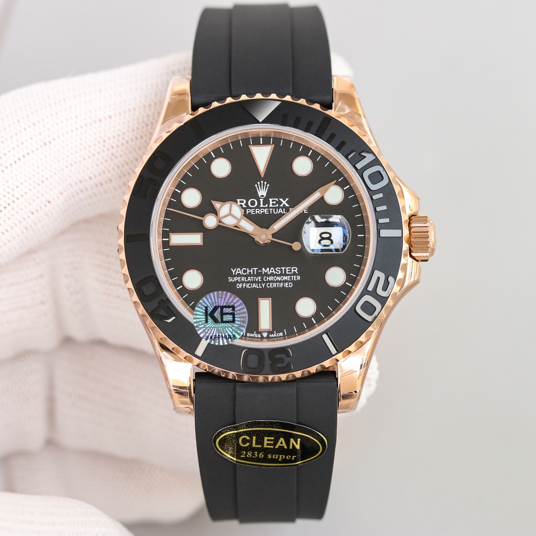 Rolex Clean ,c 42 mm 226659 2836 Nfc ,movement Ceramic Yacht-master Vs Genuine Cf Vsf Ym Watch Case Original Hands vswatch Clasp / / Ok0102x3,c Au750