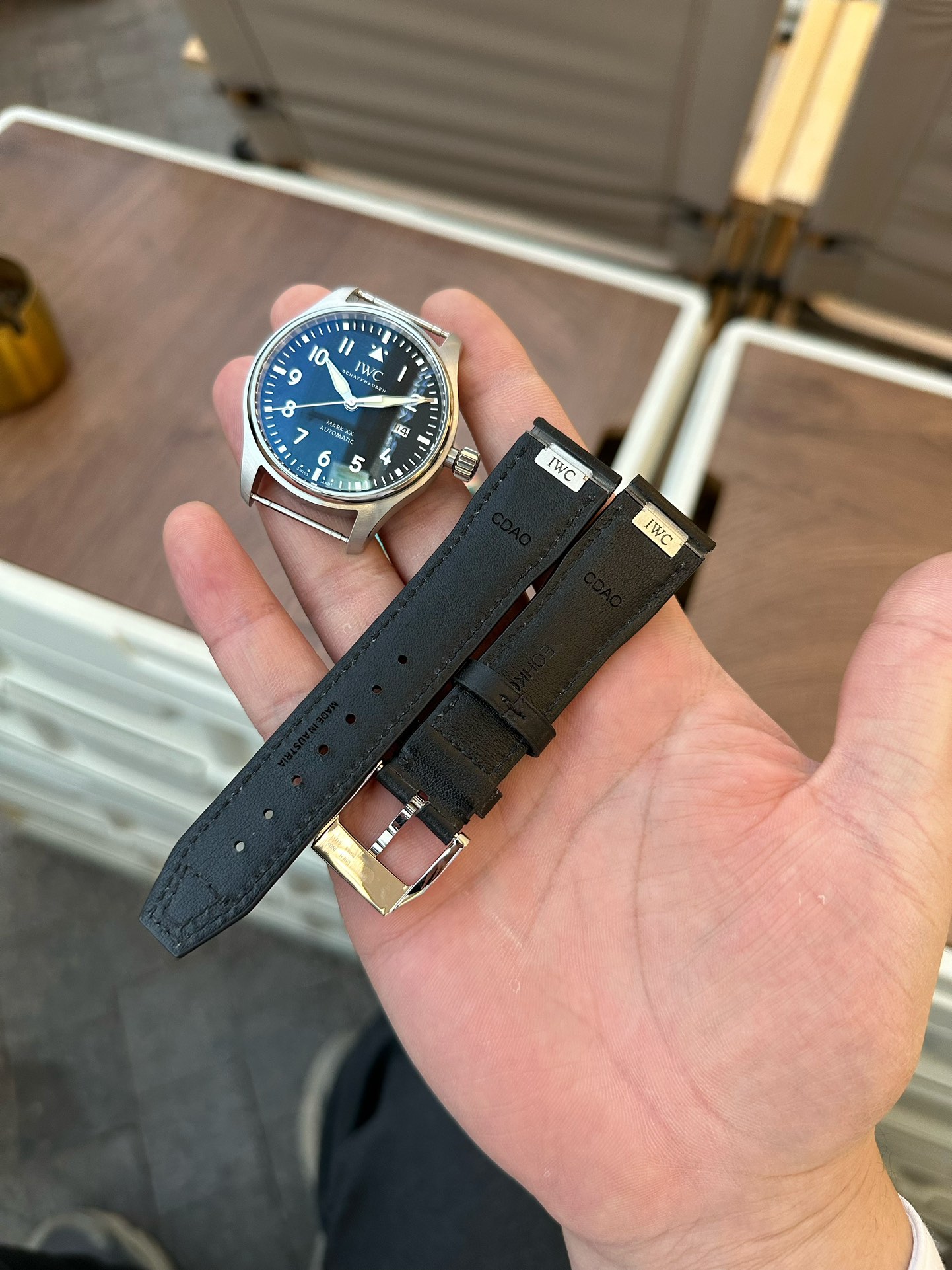 Iwc Kkf Factory2023 Mold Opening Iwciwc Gram Mark Xx Iw328203/ Iw328205/ Iw328201 1 40 Watch Case,watch Casethickness 11 8 ,waterproof 60 100 Dial Luminous Hands, 12 2 Original Markers Gram18 3,6,9,12 3 Clasp, Strap Easx-change 4 9015 movement, 0