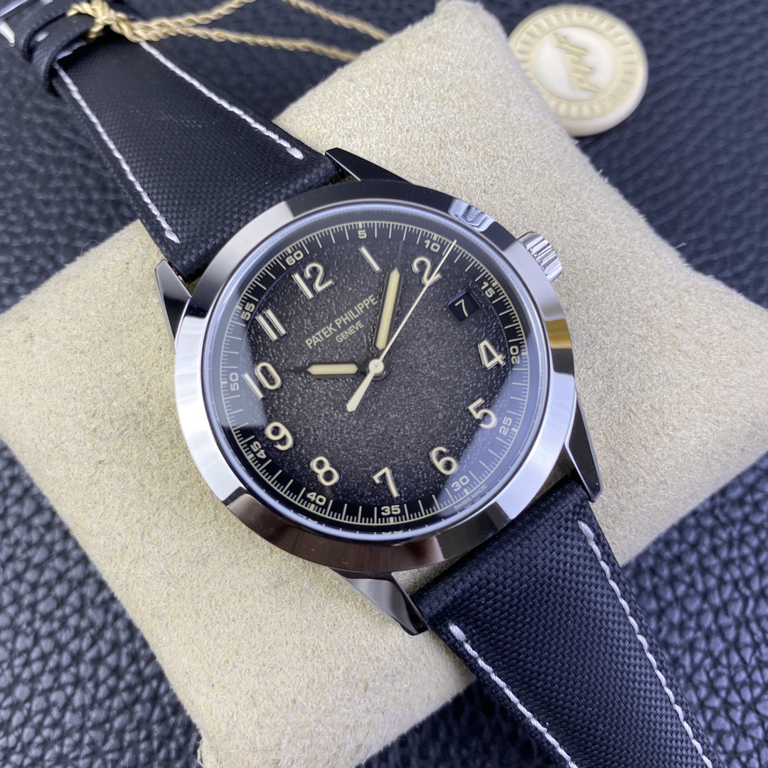 Patek Philippe Ppf Philippecalatrava Ref. 5226 Diameter:40 Watch Case Dial New Style5226 Luminous Hands 26-330 Movement, ,date Display Style Strap