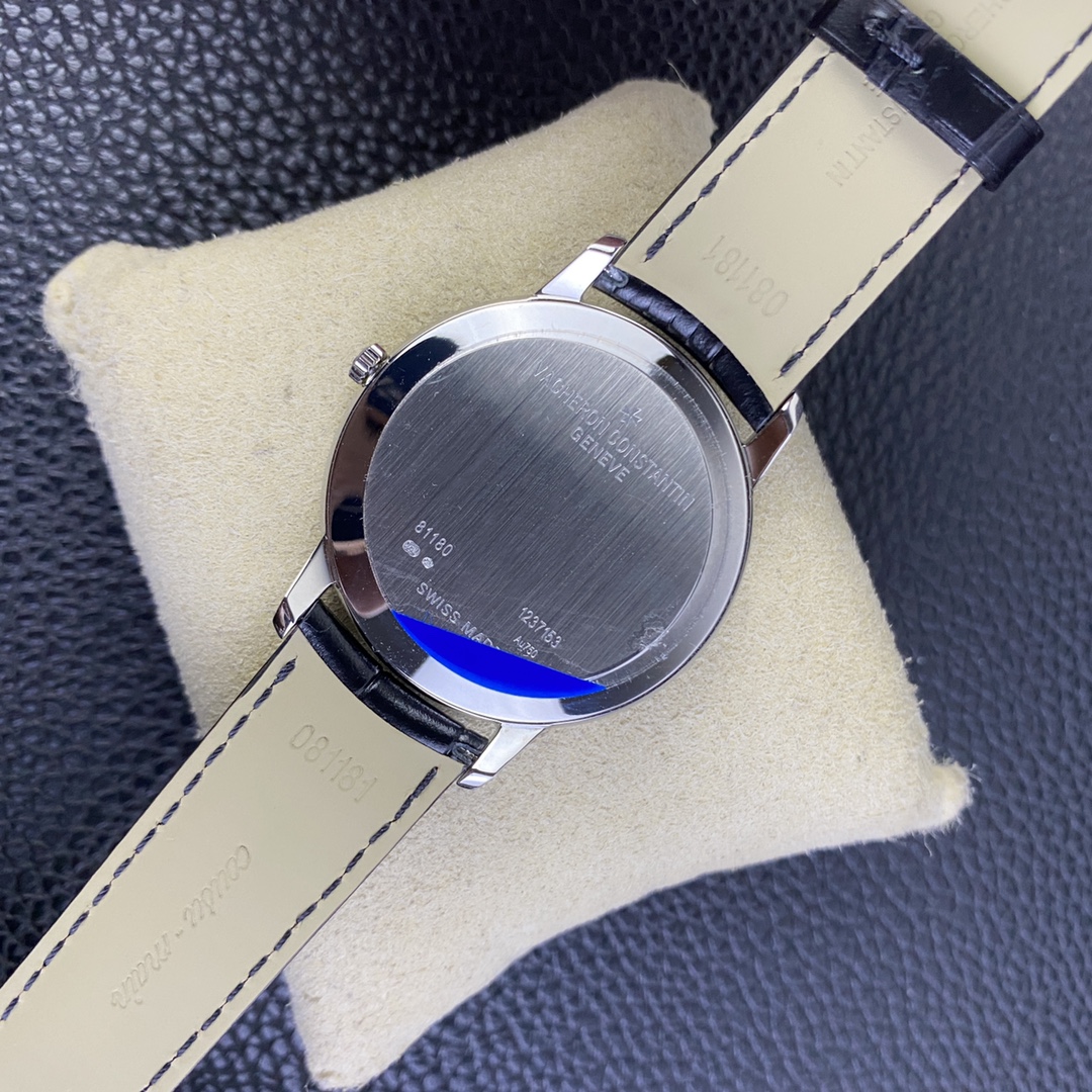 Vacheron Constantin Mks Mksvacheron 81180 Watch Casesize40 mm x8.5 Originalmold Opening Case, Movement 9039 Crystal Sapphire 95, Strap