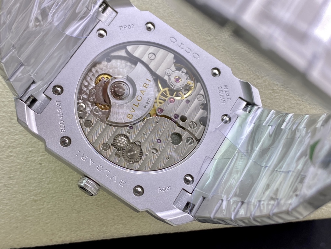Bulgari Bv Mechanical Octo Finissimo Gram 1 Size:40 mm 2 Thickness:7 3 Watch Case: 316 4 Crystal: 5 Dial: / / 6 Steel Strap: 7 Ceramic 8 Movement: Mechanicalmovement