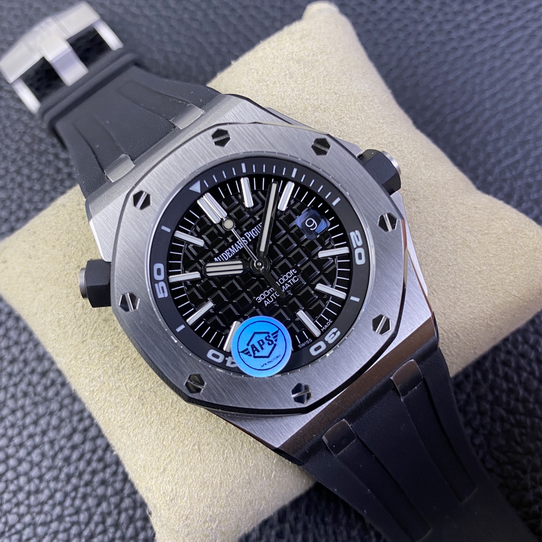 Audemars Piguet Apsaudemars Piguet15710 Size42 mm x14.1 Watch Case Original Luminous Markers, Movement Ap.cal.3120