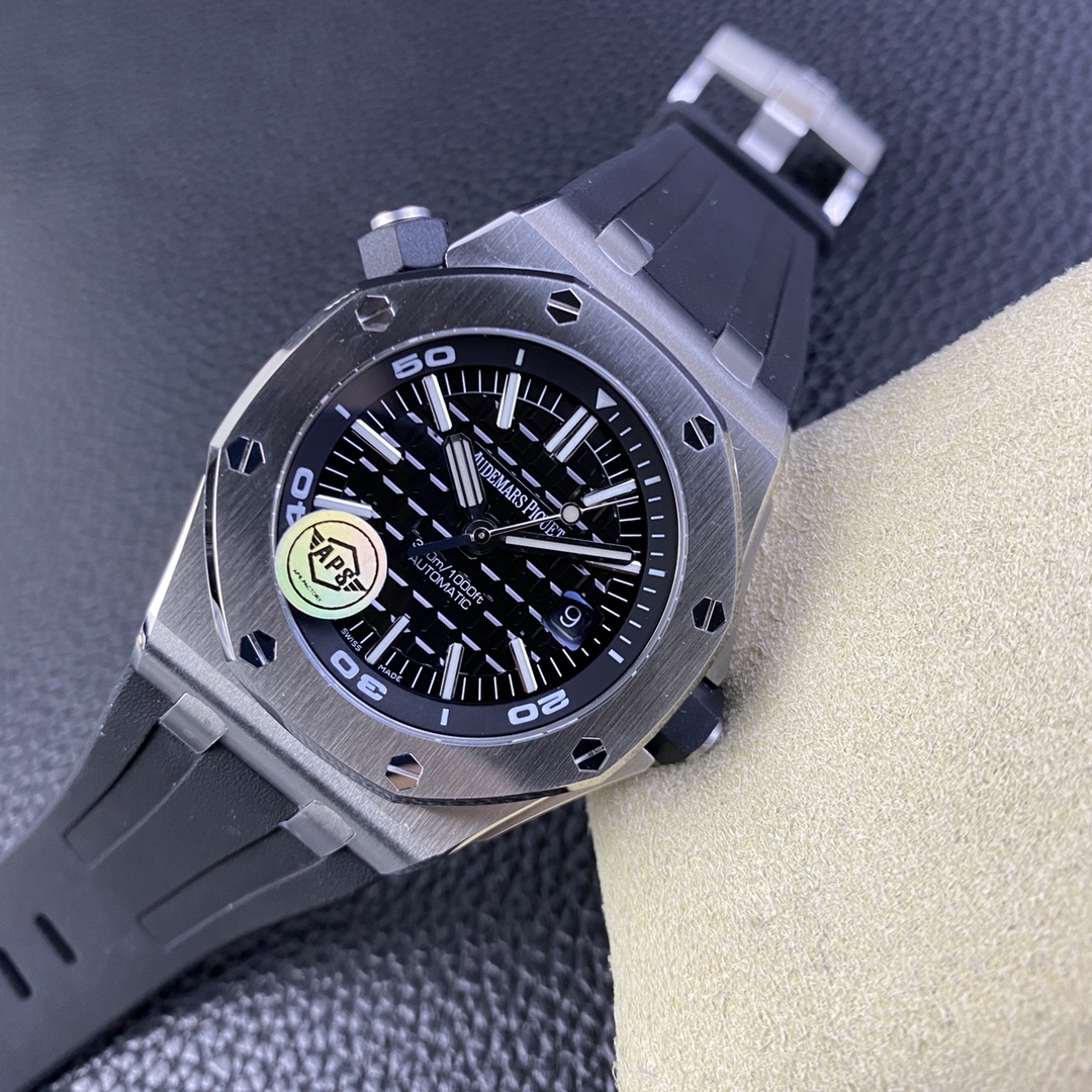 Audemars Piguet Apsaudemars Piguet15710 Size42 mm x14.1 Watch Case Original Luminous Markers, Movement Ap.cal.3120