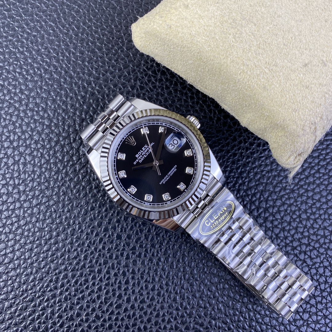 Rolex Clean /c 126334 / 3/5 Watch Strap Dial/ Dial, C 41 mm 3235 Movement 72 904l / Ar Steel Ip Platinum / Original 1-31 Handsluminous/ Luminous C1c3luminous / Clean-datejust