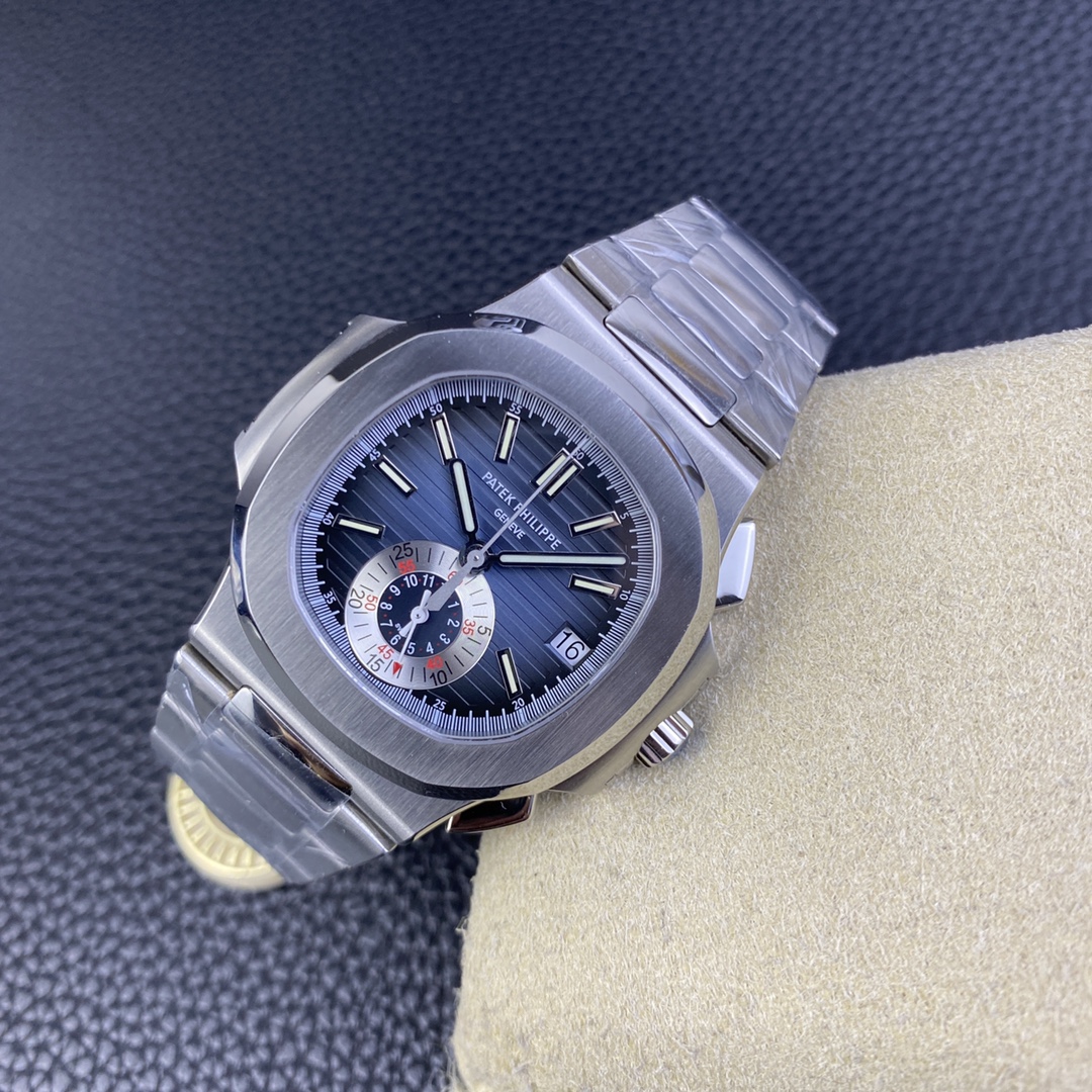 Patek Philippe Ppf Philippe5980 Philippe5980 Case Diameter40.5 mm Size, Watch Dial, Philippenautilus 6 Chronograph 12 .3 Philippechronographmovementch 28-520, 327 ,35 13 .movement 28,800vph ,mechanical Strap Nautilus Clasp