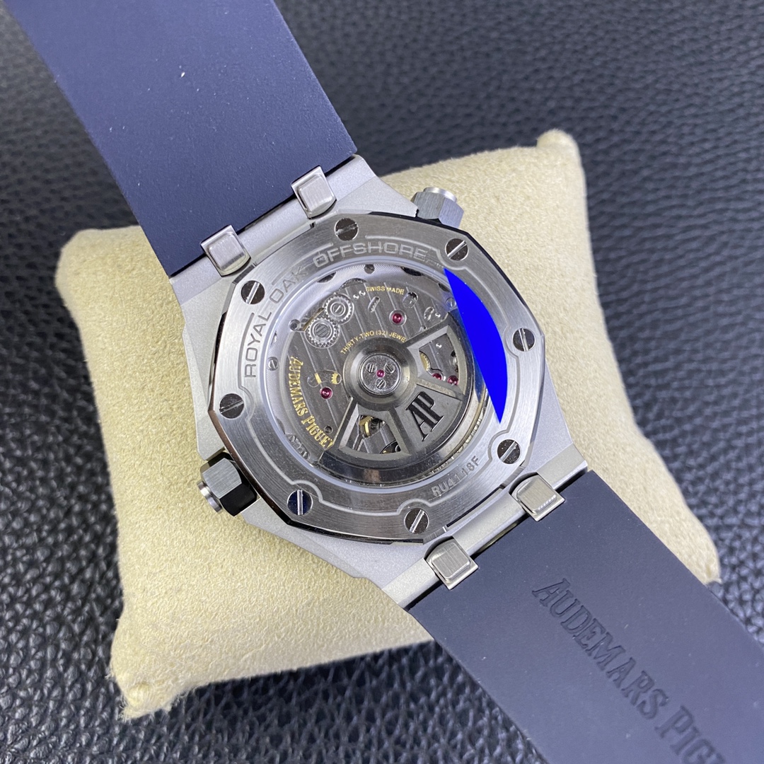 Audemars Piguet Zfnew Style --new Styleaudemars Piguet15720 Size42 mm x14.2 Watch Case Crystal Ceramic .movement Calibre 4308automatic Windingmovement, Dial méga Tapisserie Hands, 0 15 Luminous Markers, Strap New .zf