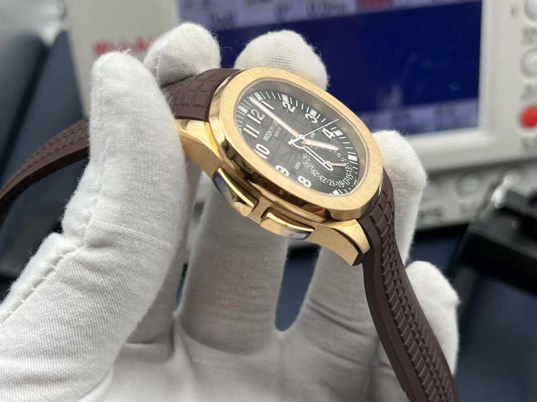 Patek Philippe Zf Philippeaquanaut 5164a-001 Dual Time Watch Case40.8 mm case Diameter, Stainless Steel Hands Dial .3,9 home local ,6 Movement Philippe5164a-001 324 Sc Fusautomatic Windingmovement Tropicalwatch Strap