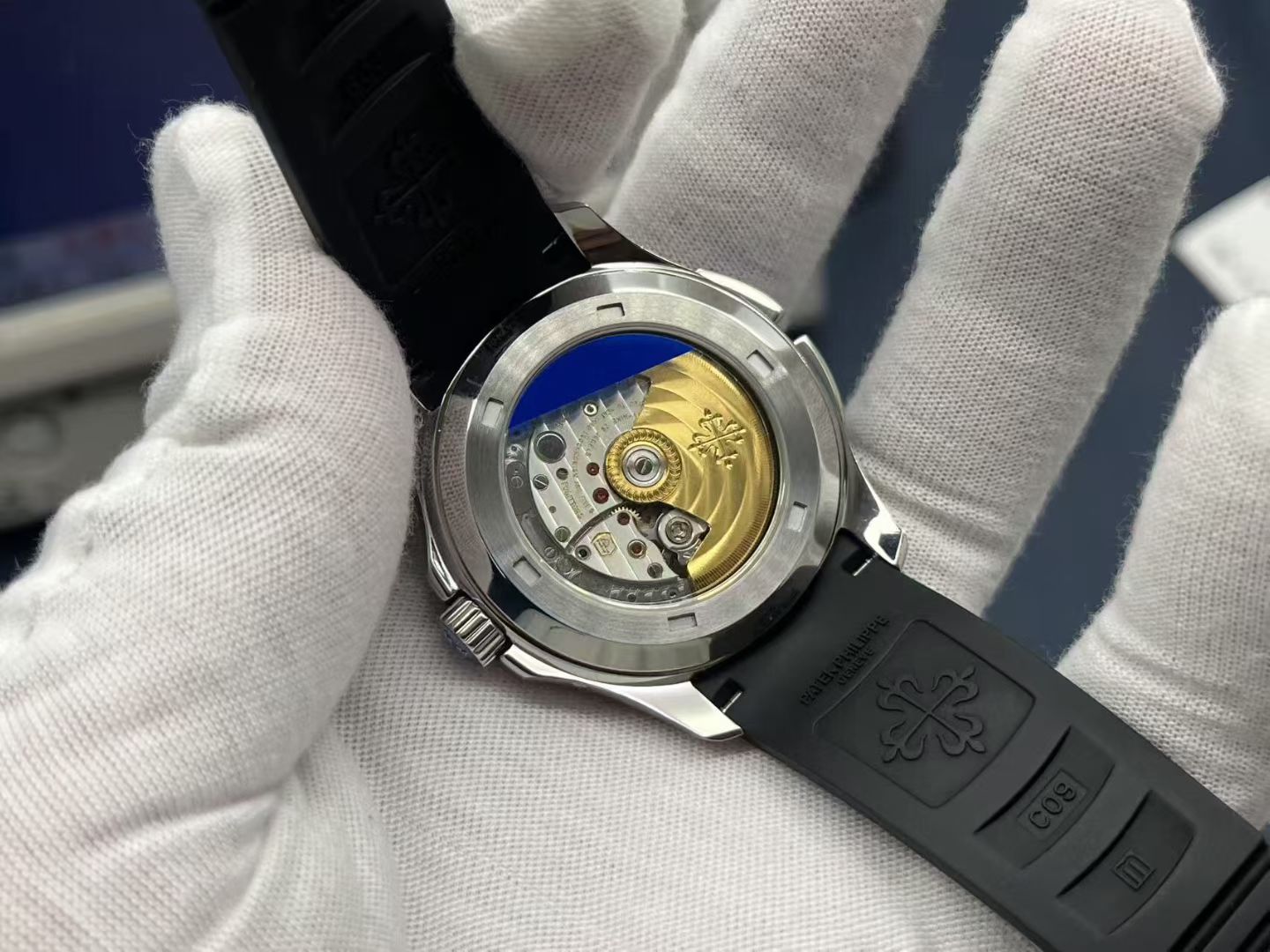 Patek Philippe Zf Philippeaquanaut 5164a-001 Dual Time Watch Case40.8 mm case Diameter, Stainless Steel Hands Dial .3,9 home local ,6 Movement Philippe5164a-001 324 Sc Fusautomatic Windingmovement Tropicalwatch Strap