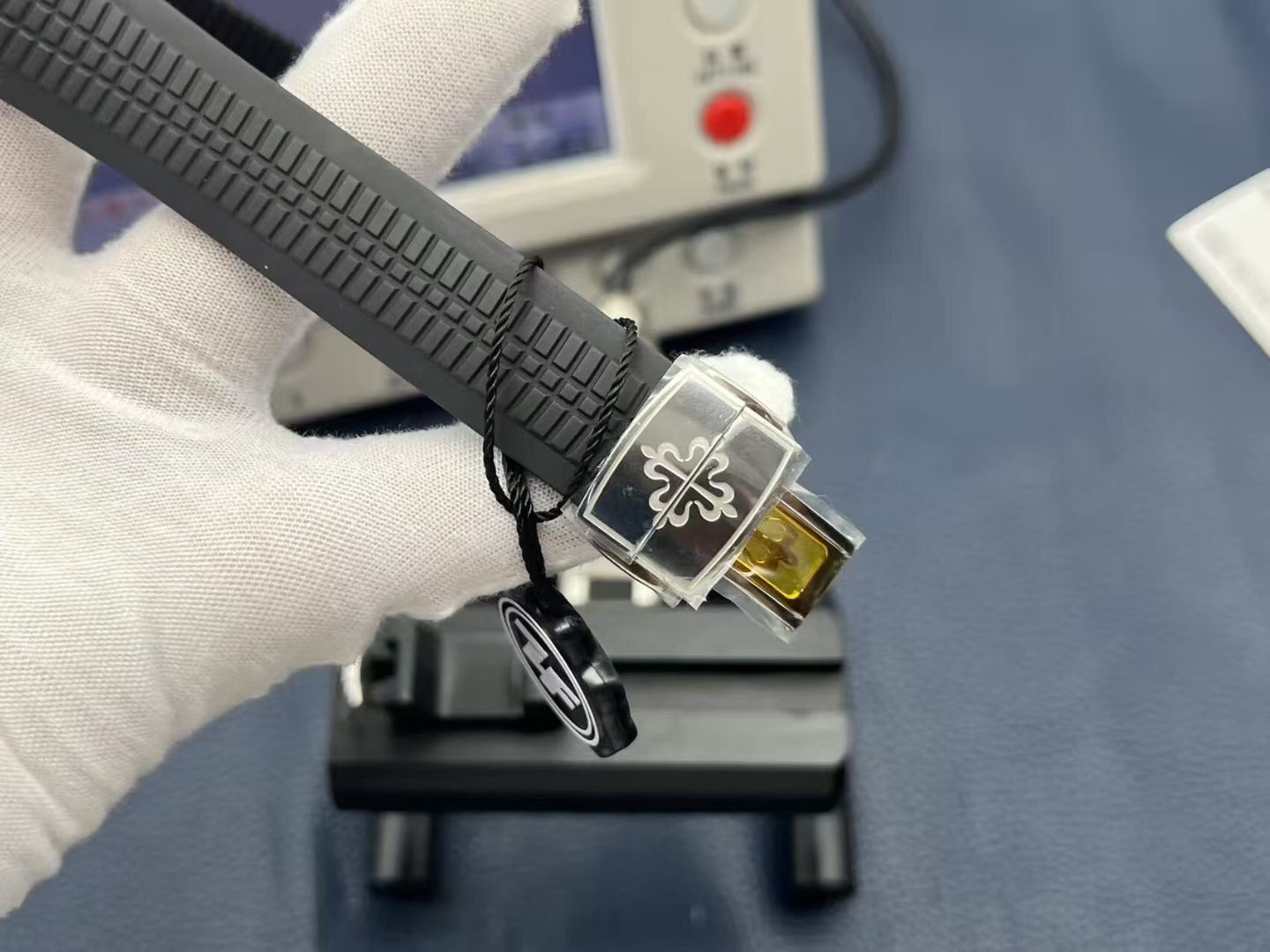 Patek Philippe Zf Philippeaquanaut 5164a-001 Dual Time Watch Case40.8 mm case Diameter, Stainless Steel Hands Dial .3,9 home local ,6 Movement Philippe5164a-001 324 Sc Fusautomatic Windingmovement Tropicalwatch Strap