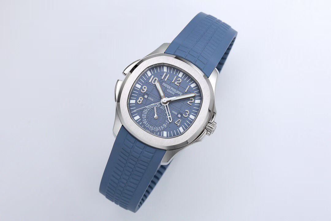 Patek Philippe Zf Philippeaquanaut 5164a-001 Dual Time Watch Case40.8 mm case Diameter, Stainless Steel Hands Dial, .3,9 home local ,6 Movement Philippe5164a-001 330 Sc Fusautomatic Windingmovement Tropicalwatch Strap