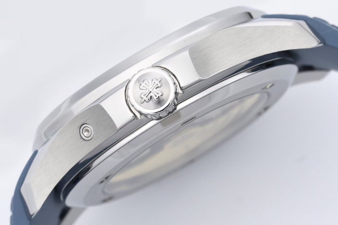 Patek Philippe Zf Philippeaquanaut 5164a-001 Dual Time Watch Case40.8 mm case Diameter, Stainless Steel Hands Dial, .3,9 home local ,6 Movement Philippe5164a-001 330 Sc Fusautomatic Windingmovement Tropicalwatch Strap