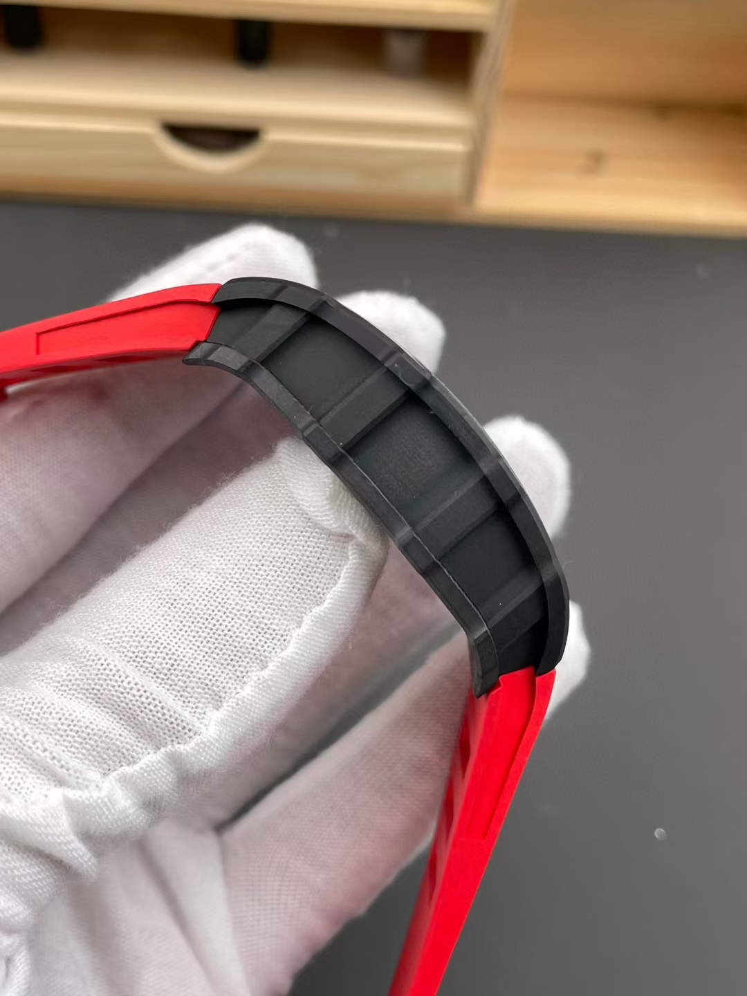 Richard Mille Zf.fatcory Rm35-02 1watch Case, Tptquartz ,size49.5 mm ,thickness 45μm 45 120 Proart Quartz 2movement, Calibre Rmal1 Movement,movement Pvd/titaly 28800vph, 55 Zf Rmal1 Movement, 2