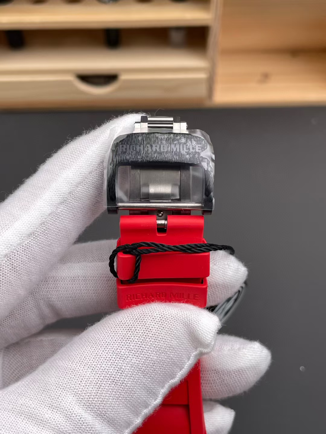 Richard Mille Zf.fatcory Rm35-02 1watch Case, Tptquartz ,size49.5 mm ,thickness 45μm 45 120 Proart Quartz 2movement, Calibre Rmal1 Movement,movement Pvd/titaly 28800vph, 55 Zf Rmal1 Movement, 2