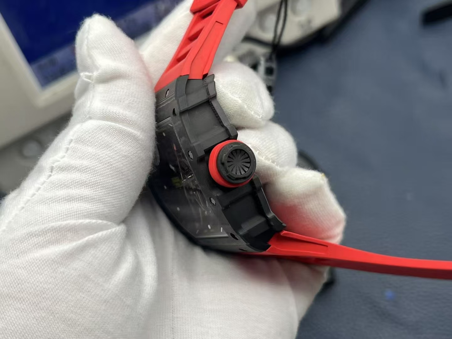 Richard Mille Zf.fatcory Rm35-02 1watch Case, Tptquartz ,size49.5 mm ,thickness 45μm 45 120 Proart Quartz 2movement, Calibre Rmal1 Movement,movement Pvd/titaly 28800vph, 55 Zf Rmal1 Movement, 2