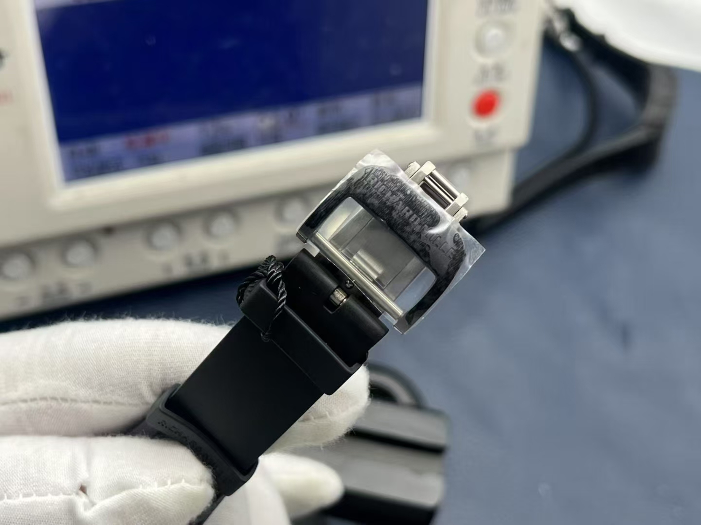 Richard Mille Zf.fatcory Rm35-02 1watch Case, Tptquartz ,size49.5 mm ,thickness 45μm 45 120 Proart Quartz 2movement, Calibre Rmal1 Movement,movement Pvd/titaly 28800vph, 55 Zf Rmal1 Movement, 2