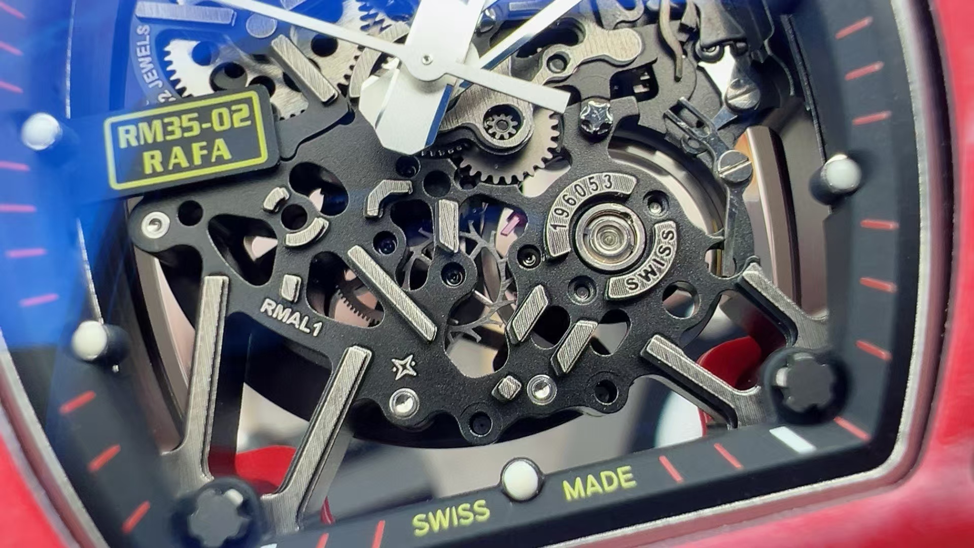 Richard Mille Zf.fatcory --richard rm35-02 Ntpt Movementrmul2 Watch Case Zf Case49.5 Movement Caliber Rmul2manual Windingmovement, 5 Pvd Titalyt Rm35-02