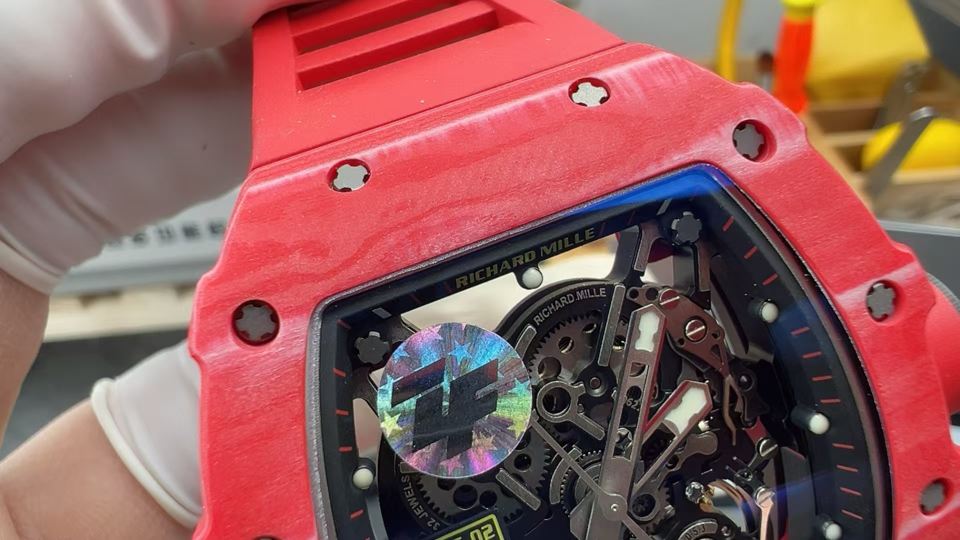 Richard Mille Zf.fatcory --richard rm35-02 Ntpt Movementrmul2 Watch Case Zf Case49.5 Movement Caliber Rmul2manual Windingmovement, 5 Pvd Titalyt Rm35-02