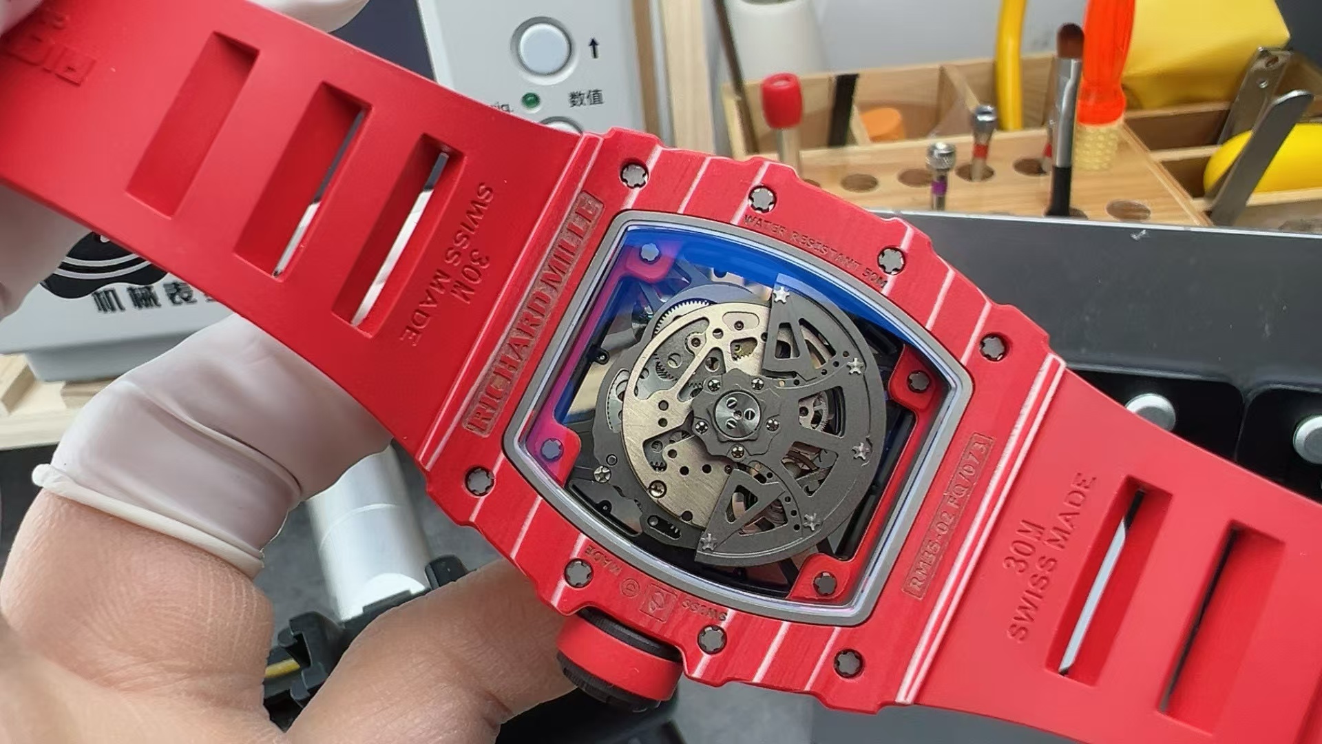 Richard Mille Zf.fatcory --richard rm35-02 Ntpt Movementrmul2 Watch Case Zf Case49.5 Movement Caliber Rmul2manual Windingmovement, 5 Pvd Titalyt Rm35-02