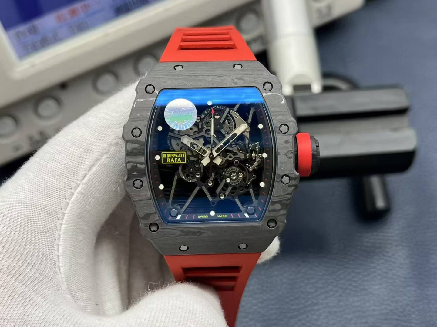 Richard Mille Zf.factory -richard Millerm35-, Watch Casezf Rm35-01 Ntpt 45 35-01 Case. 25 200 Movement Zf Manual Windingmovement-cal.rmul3, 5 Pvd Rm Size Movement30.45 mm 55 28800