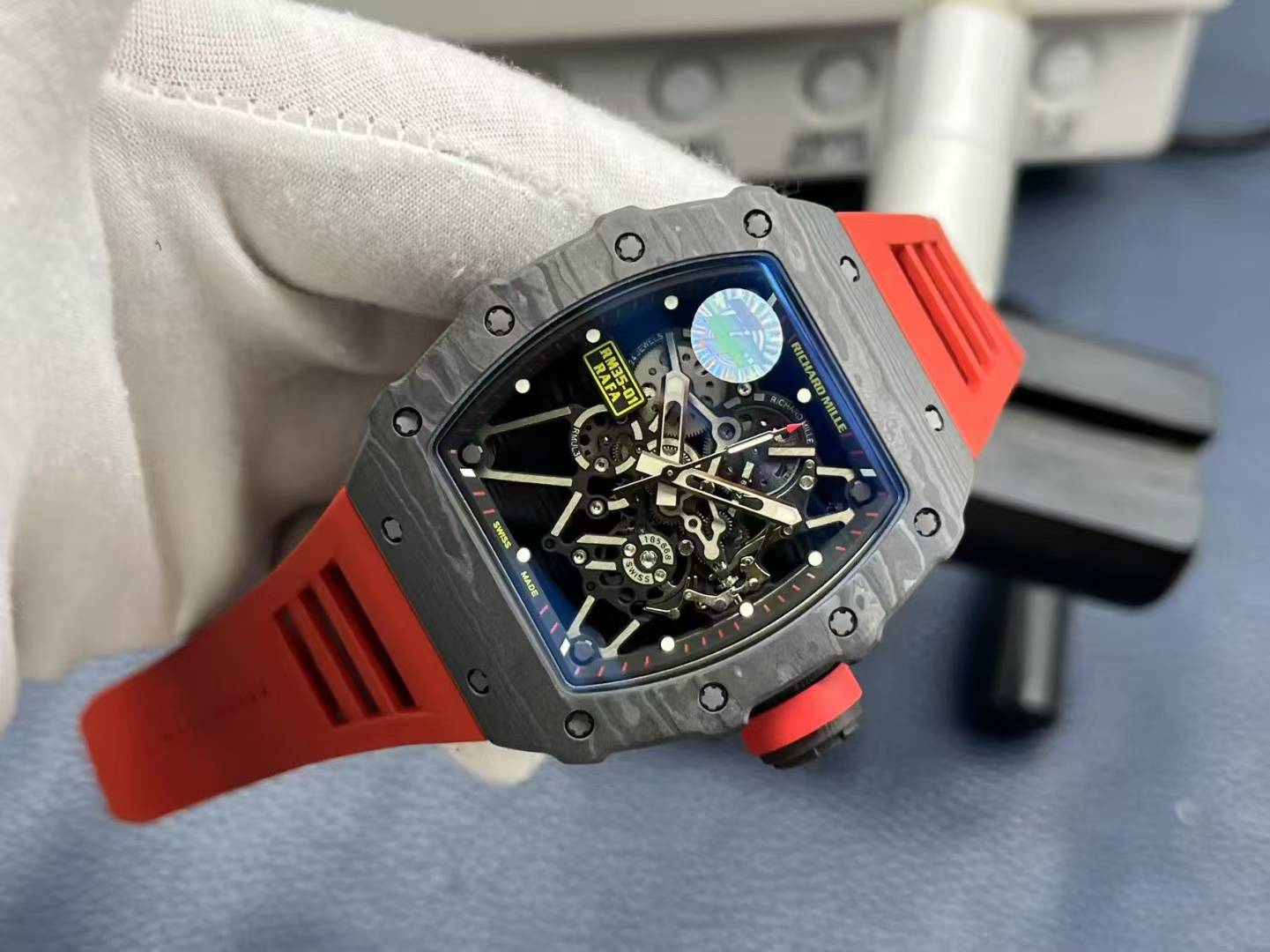 Richard Mille Zf.factory -richard Millerm35-, Watch Casezf Rm35-01 Ntpt 45 35-01 Case. 25 200 Movement Zf Manual Windingmovement-cal.rmul3, 5 Pvd Rm Size Movement30.45 mm 55 28800