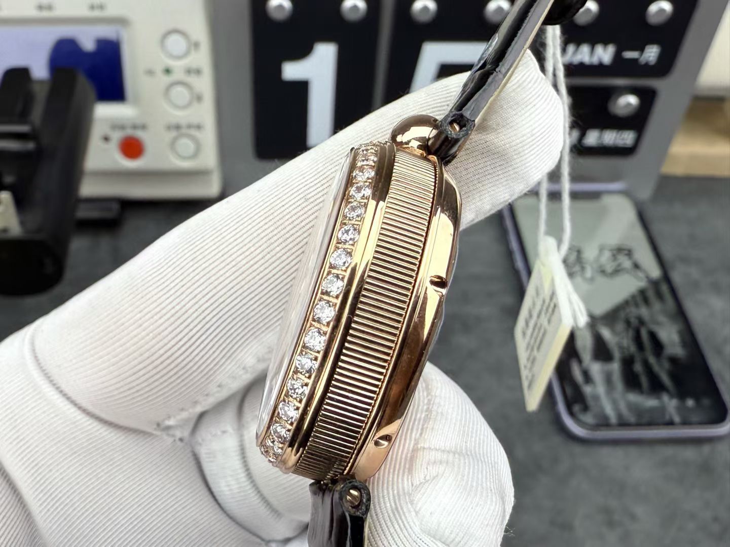 Breguet Gr Watch Case Size Small Size33 X 25 117 99gram 26gram Original Fish Eye Effect, Diamond Originalk ,zf Strap Clasp Movement Breguet.537/3 Qc