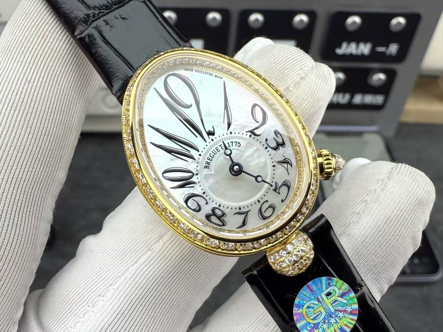 Breguet Gr Watch Case Size Small Size33 X 25 117 99gram 26gram Original Fish Eye Effect, Diamond Originalk ,zf Strap Clasp Movement Breguet.537/3 Qc