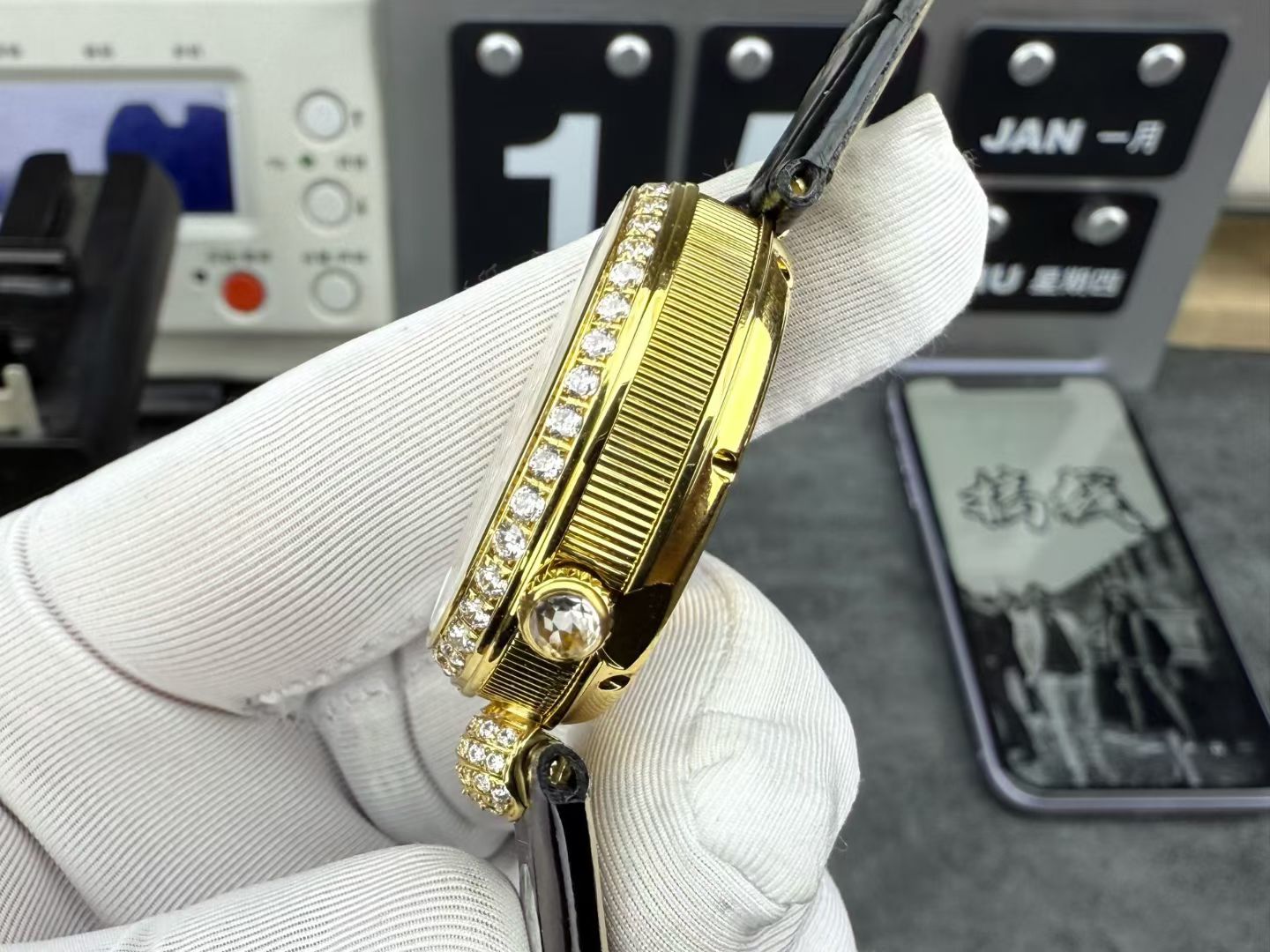 Breguet Gr Watch Case Size Small Size33 X 25 117 99gram 26gram Original Fish Eye Effect, Diamond Originalk ,zf Strap Clasp Movement Breguet.537/3 Qc