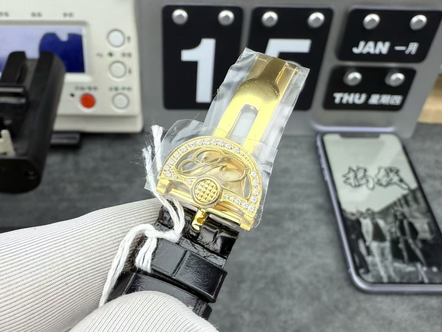 Breguet Gr Watch Case Size Small Size33 X 25 117 99gram 26gram Original Fish Eye Effect, Diamond Originalk ,zf Strap Clasp Movement Breguet.537/3 Qc